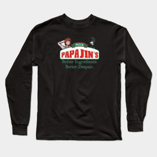 Danganronpa Papa John's Long Sleeve T-Shirt